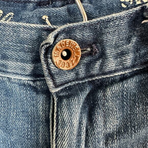 madewell skinny ankle jeans womens 28 mid rise stretch medium wash slim - Picture 3 of 10